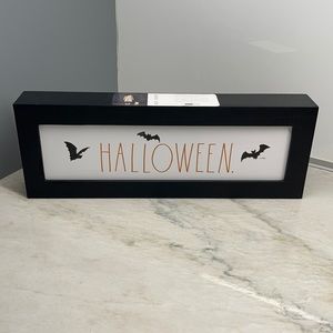 Rae Dunn Halloween Wooden Sign